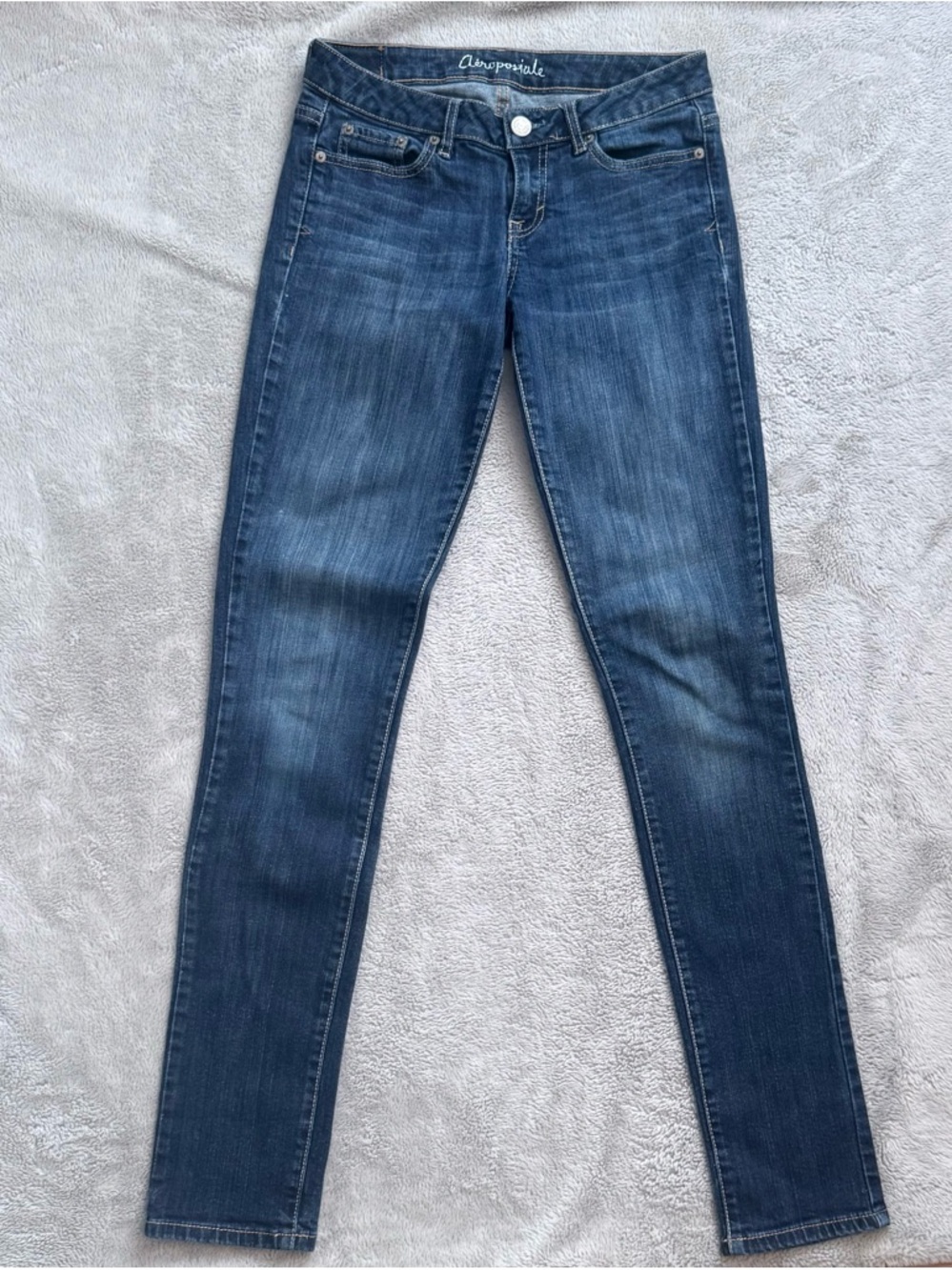 Aeropostale Women’s Dark Wash Skinny Jeans Size 7/8 - Classic Denim